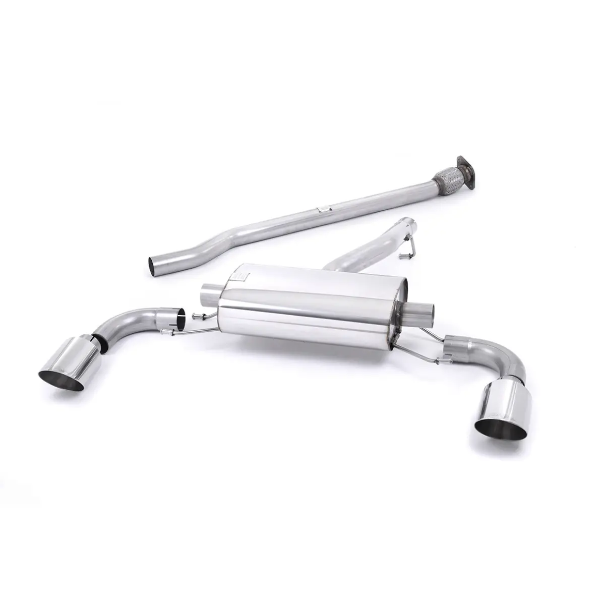 Milltek Gr86 Non-Resonated (Louder) Secondary Cat Back Exhaust 1