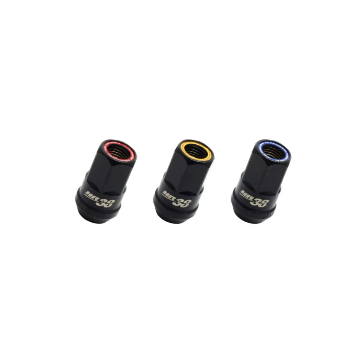 Muteki Gr86 / Brz Hr38 Open End Lug Nuts 12X1.25 - Black Chrome 1