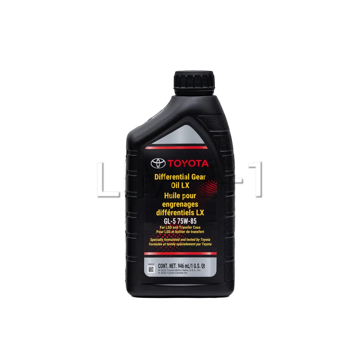 Oem Toyota Gr Corolla Rear Differential Gear Oil Lx 75W-85 Gl-5 1
