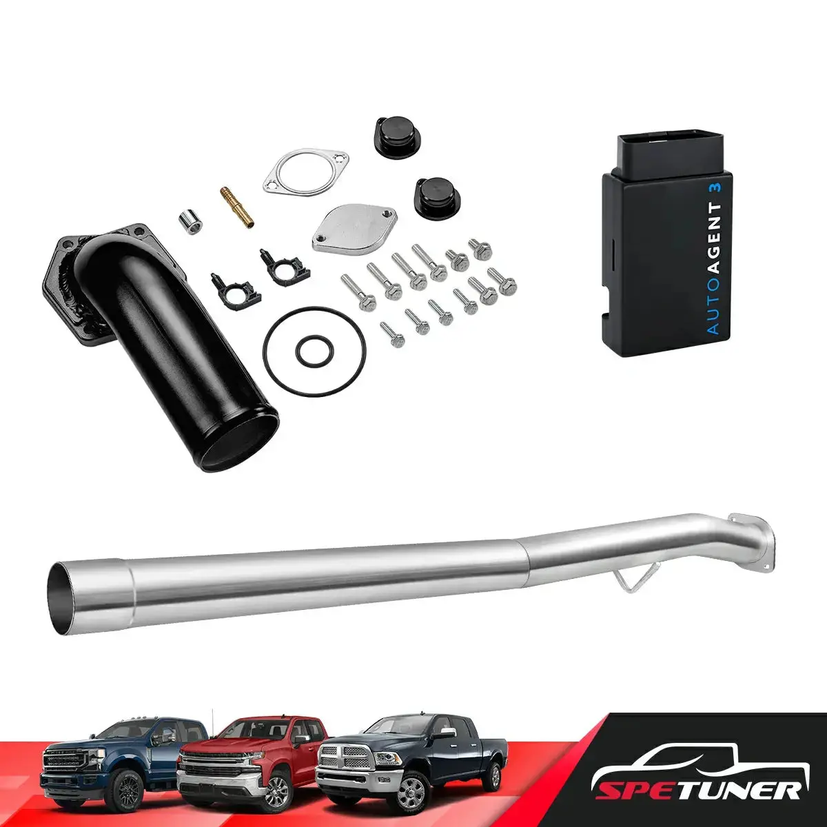 Dpf/Def/Egr Delete For 2008-2010 Ford 6.4L Powerstroke F250 F350 F450 All-In-One Kit 1