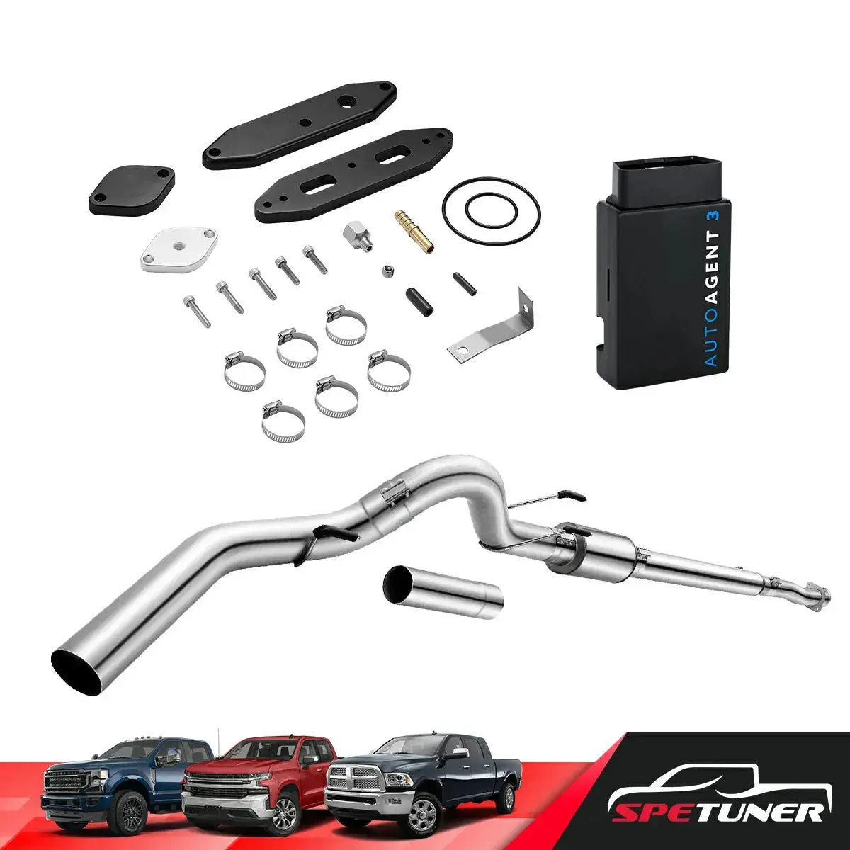 Dpf/Def/Egr All-In-One Delete Kit For 2020-2024 Ford 6.7L Powerstroke F250 F350 F450 2
