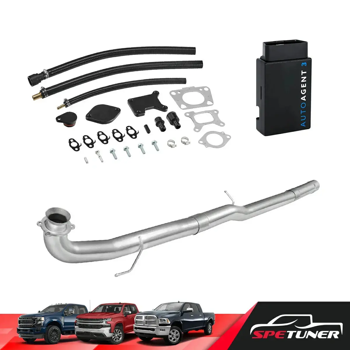 Dpf/Def/Egr Delete For 2017-2023 6.6L Duramax L5p 2500Hd 3500Hd All-In-One Kit 7