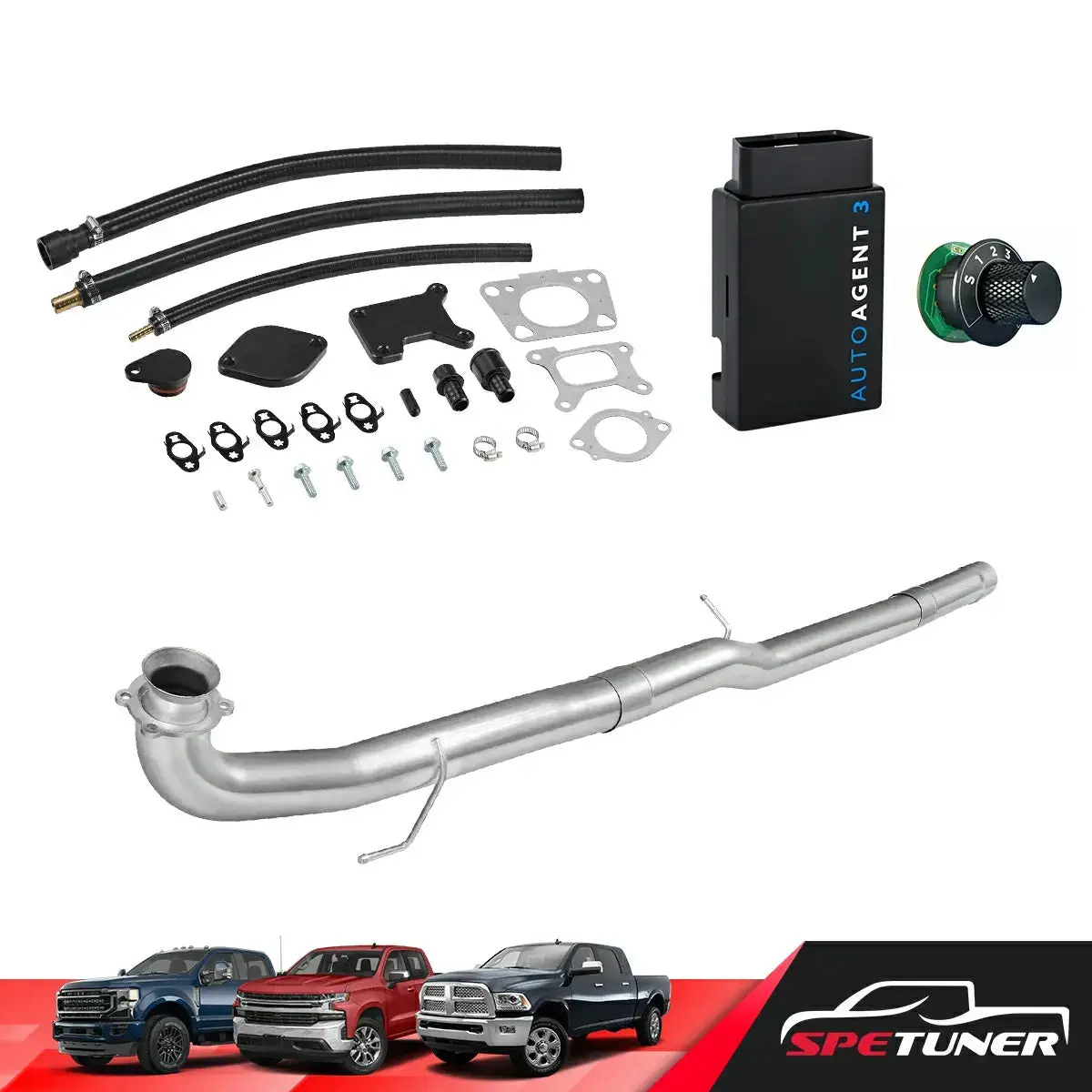 Dpf/Def/Egr Delete For 2017-2023 6.6L Duramax L5p 2500Hd 3500Hd All-In-One Kit 8