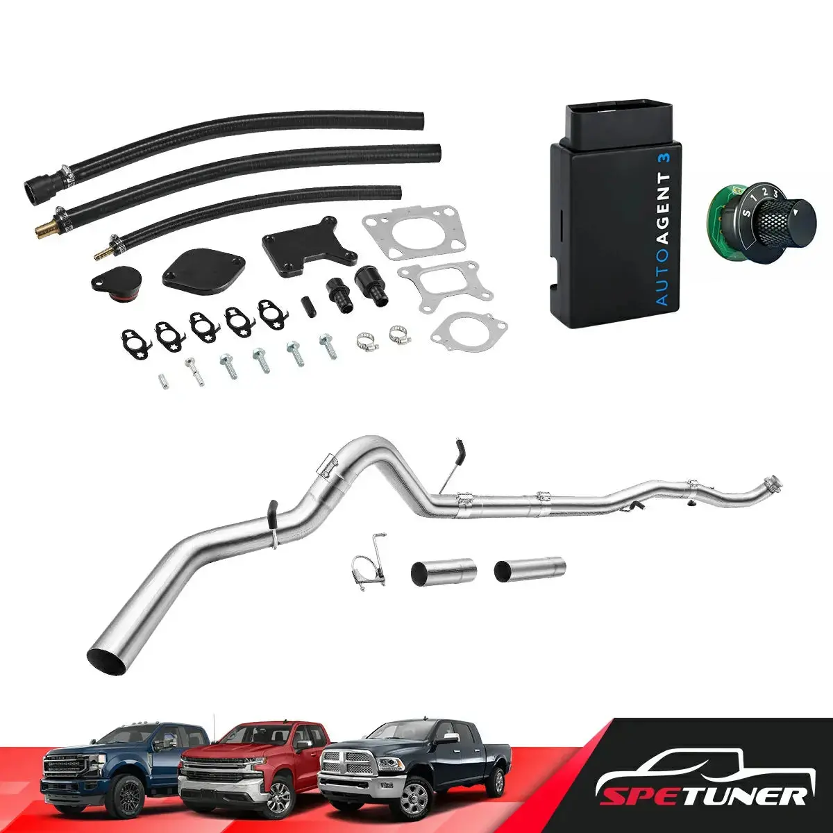 Dpf/Def/Egr Delete For 2017-2023 6.6L Duramax L5p 2500Hd 3500Hd All-In-One Kit 10