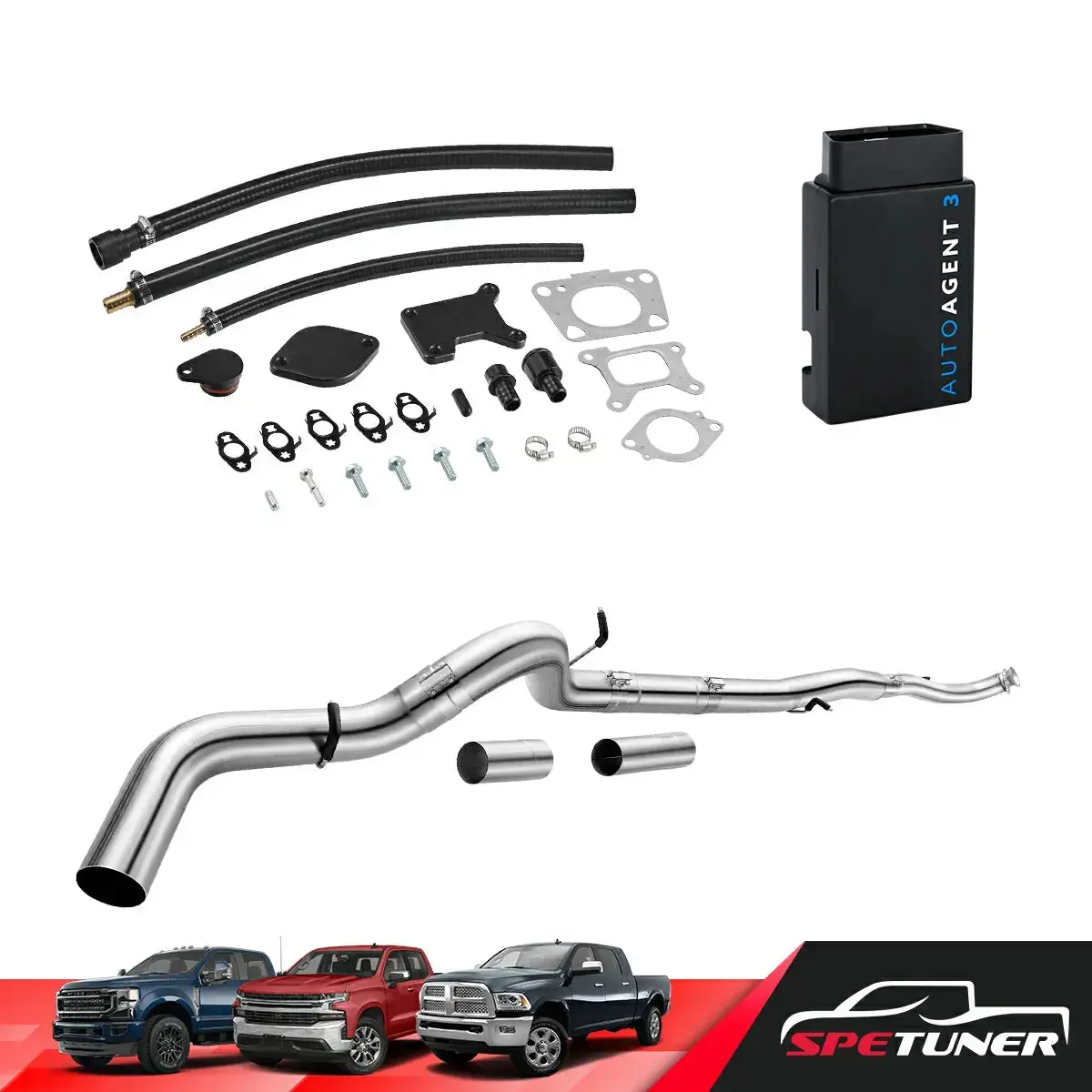 Dpf/Def/Egr Delete For 2017-2023 6.6L Duramax L5p 2500Hd 3500Hd All-In-One Kit 11
