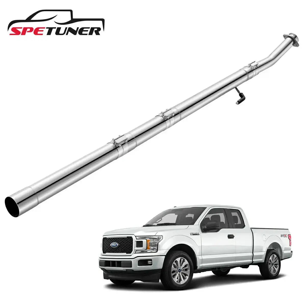 3.5''/4" 2018-2020 3.0 Powerstroke Dpf Delete Race Pipe | Ford F-150 1