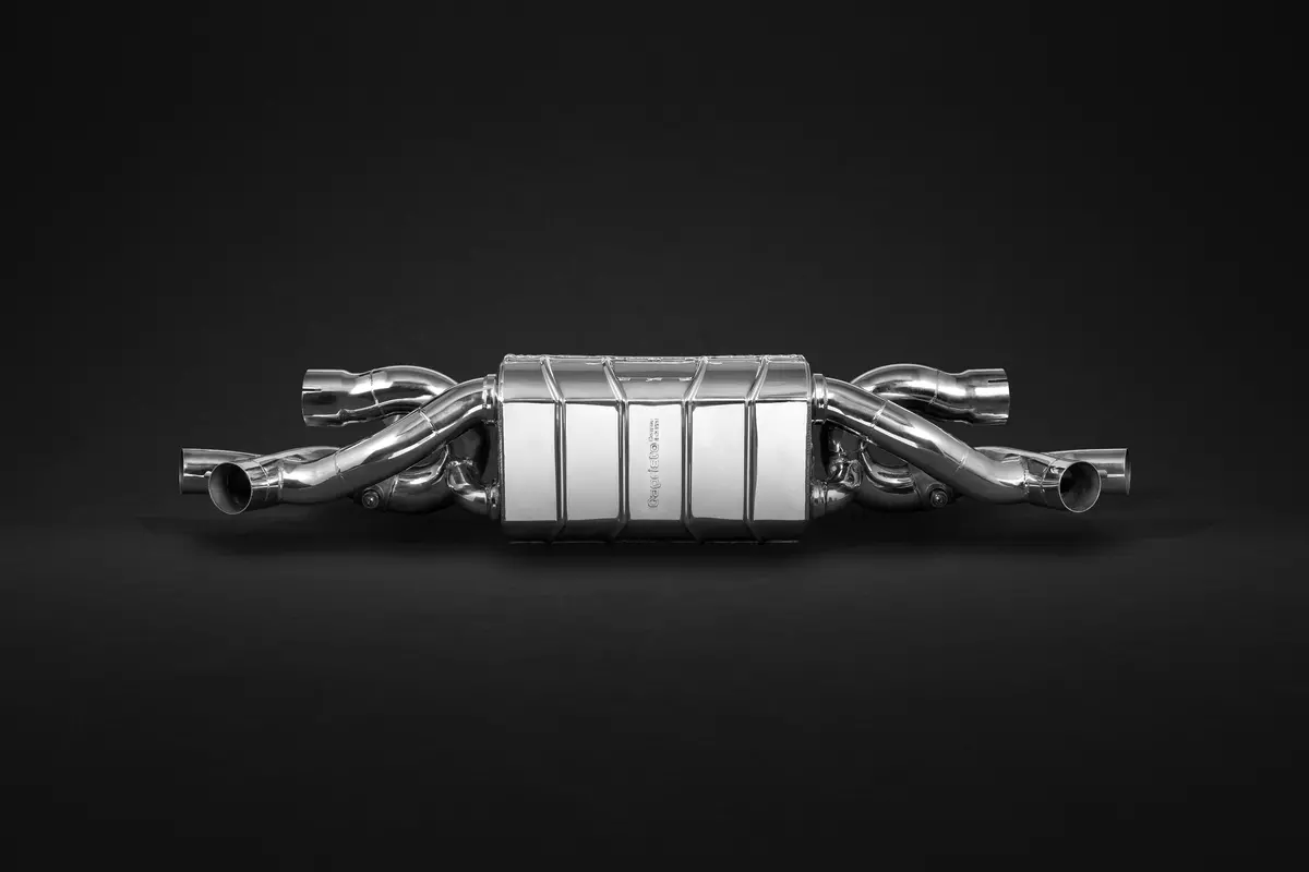 Capristo Ece Valved Exhaust Muffler (Ces3) - Porsche 991.1/2 Turbo/ S 1