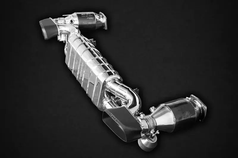 Capristo Valved Exhaust W 250 Cell Sport Cats (Ces3) - Porsche 997.2 Turbo/ S 2