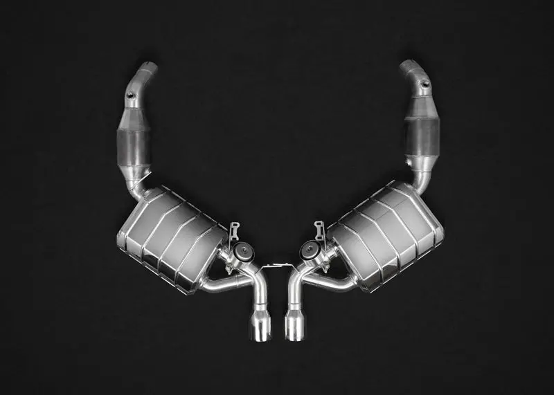 Capristo Valved Exhaust + 250 Cell Sport Cats (Ces3) - Porsche 987.2 Boxster/ Cayman 1