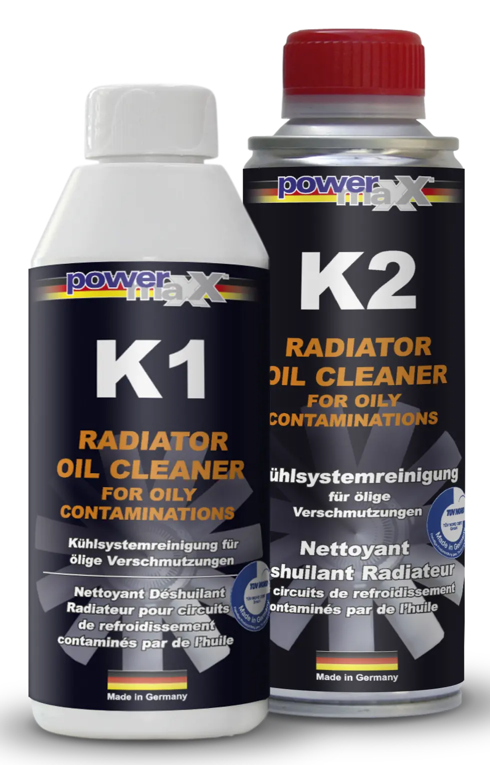 Radiator Oil Cleaner, 2 Part Kit 1