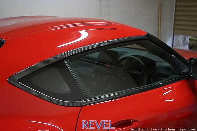 Revel Gr Supra Gt Dry Carbon Door Window Molding Cover 2