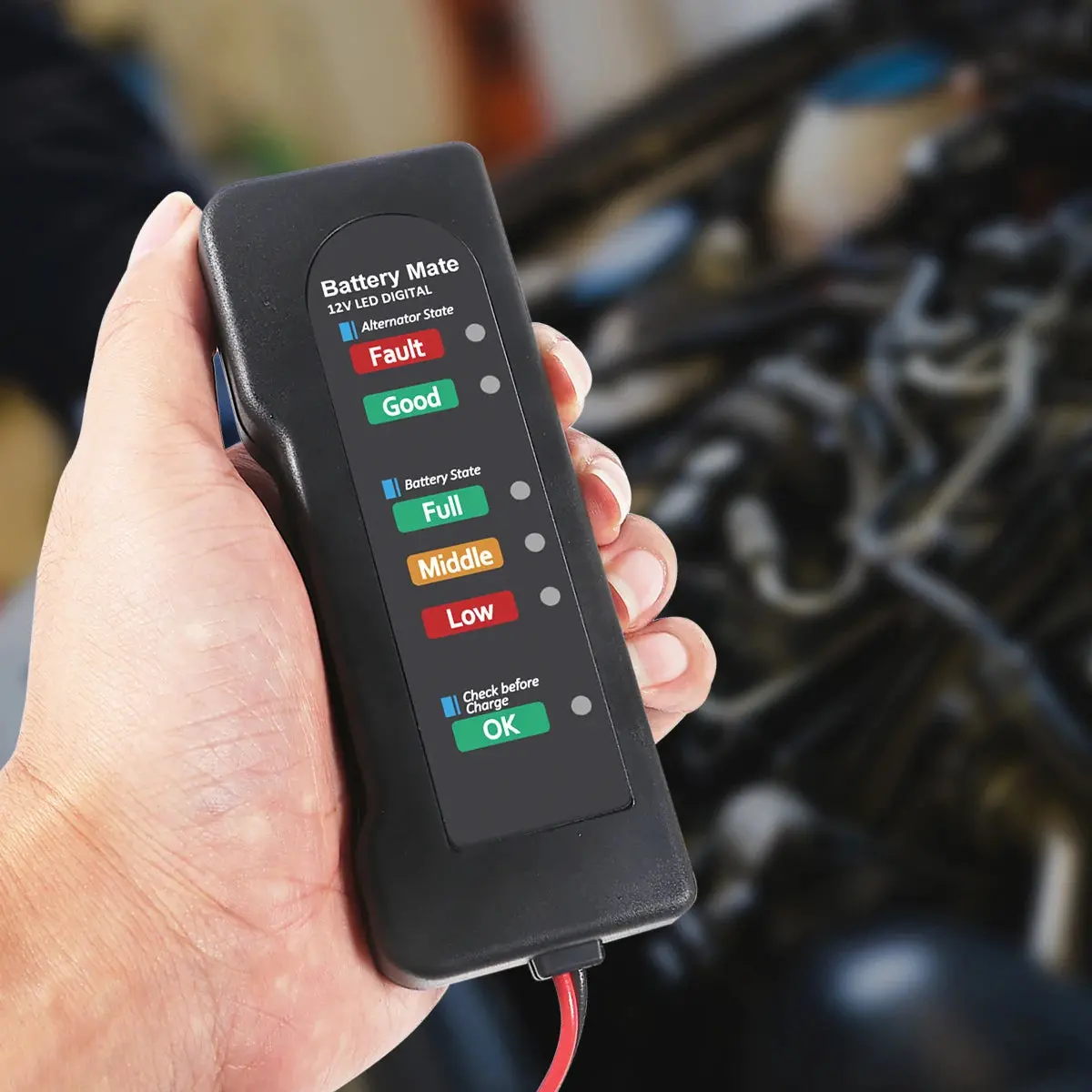 12V Led Digital Battery Tester 2