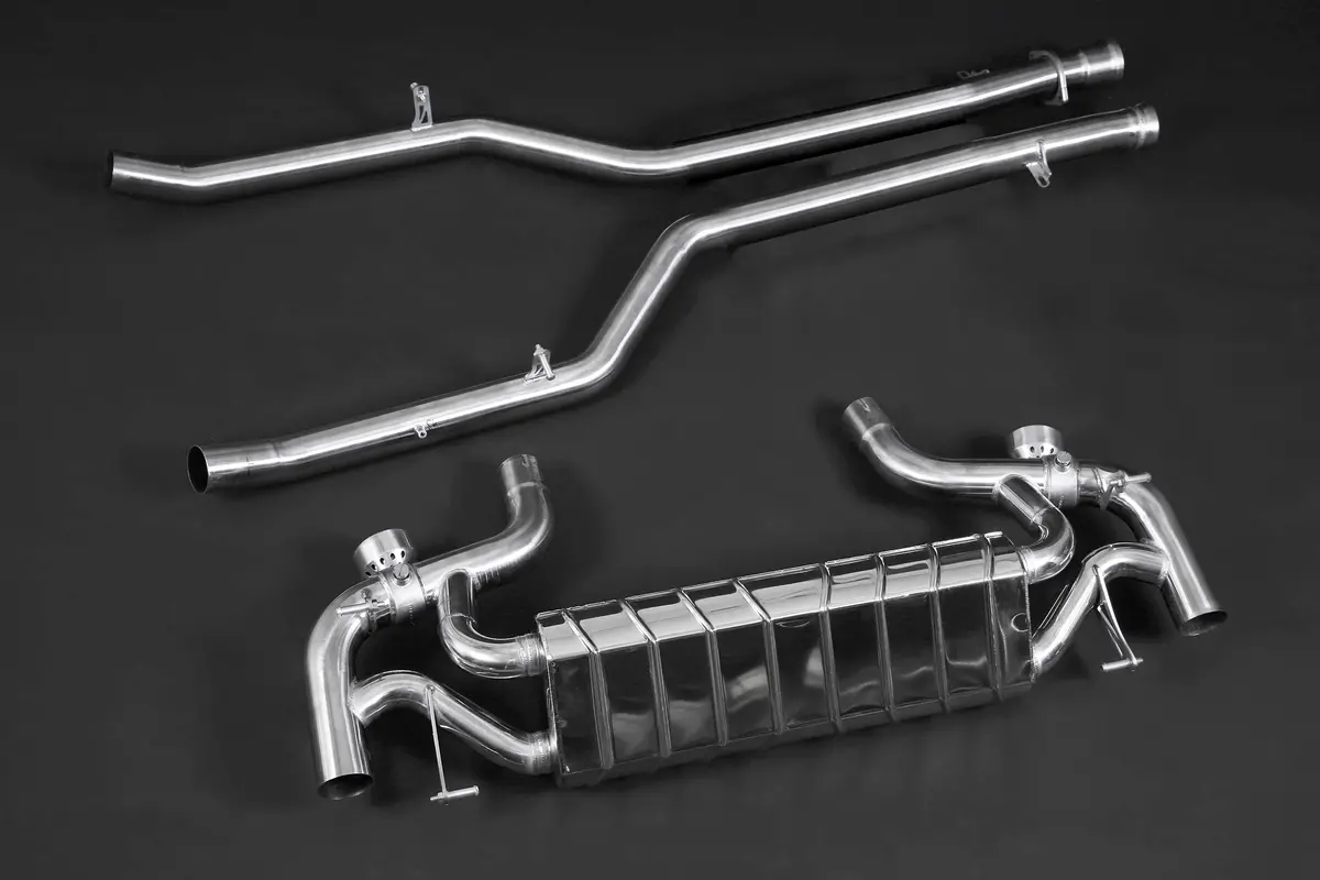 Capristo Valved Exhaust + Mid-Pipes (Ces3) - Mercedes Amg Sls 2