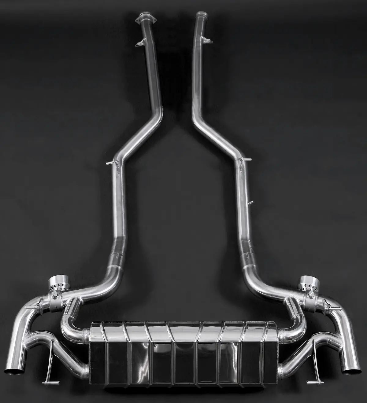 Capristo Valved Exhaust + Mid-Pipes (Ces3) - Mercedes Amg Sls 1