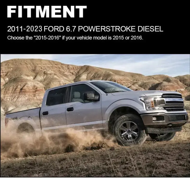 Egr Delete Kit For 2011-2019 Ford 6.7L Powerstroke Diesel F250 F350 F450 F550 12