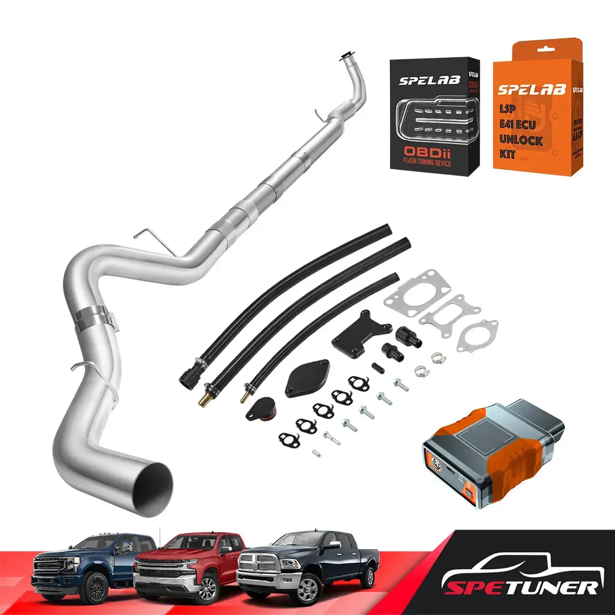 Dpf/Egr/Def Delete 2017-2023 L5p 6.6L Gm/Chevy Duramax All-In-One Kit 6