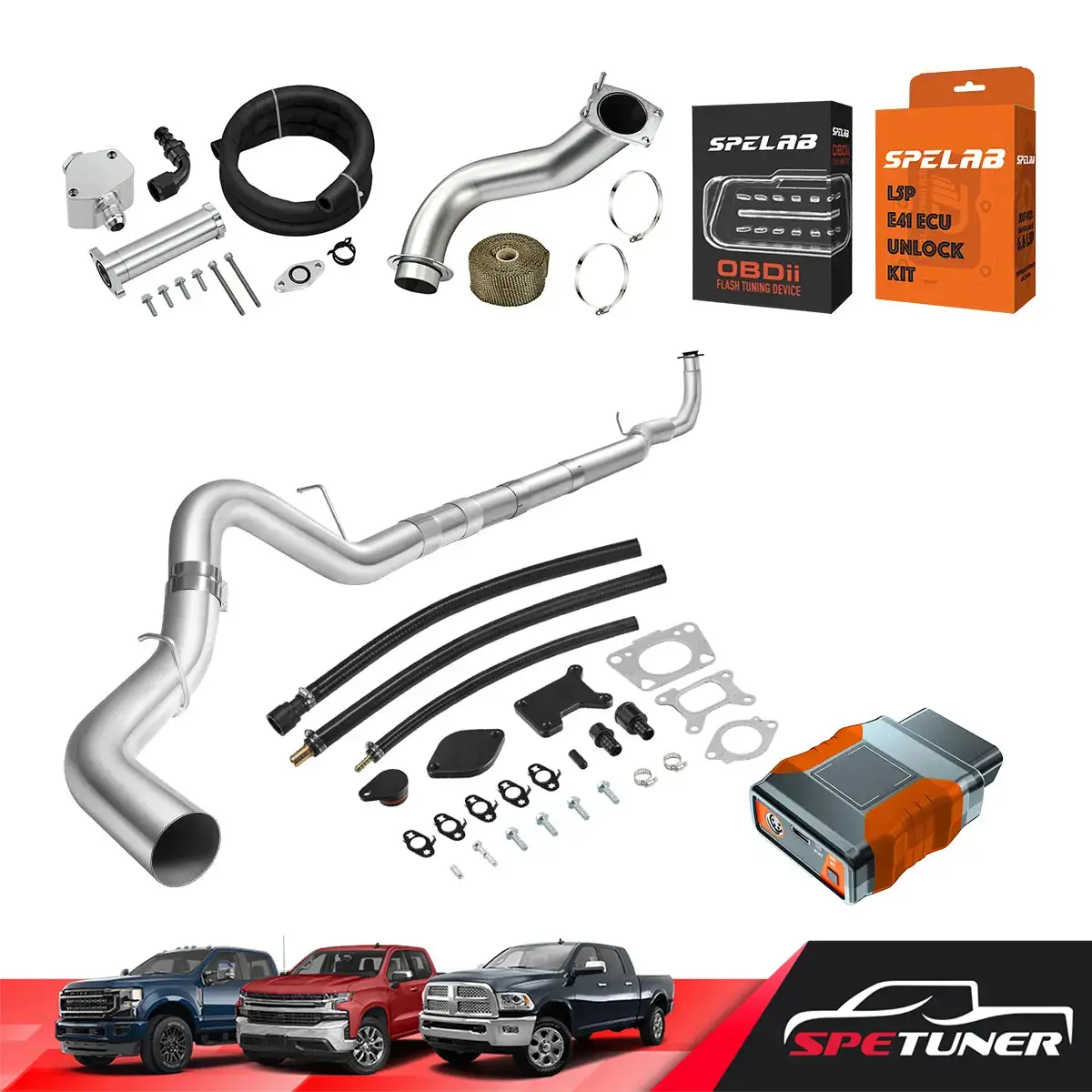 Dpf/Ccv/Egr/Def Delete 2017-2023 L5p 6.6L Duramax All-In-One Kit 13
