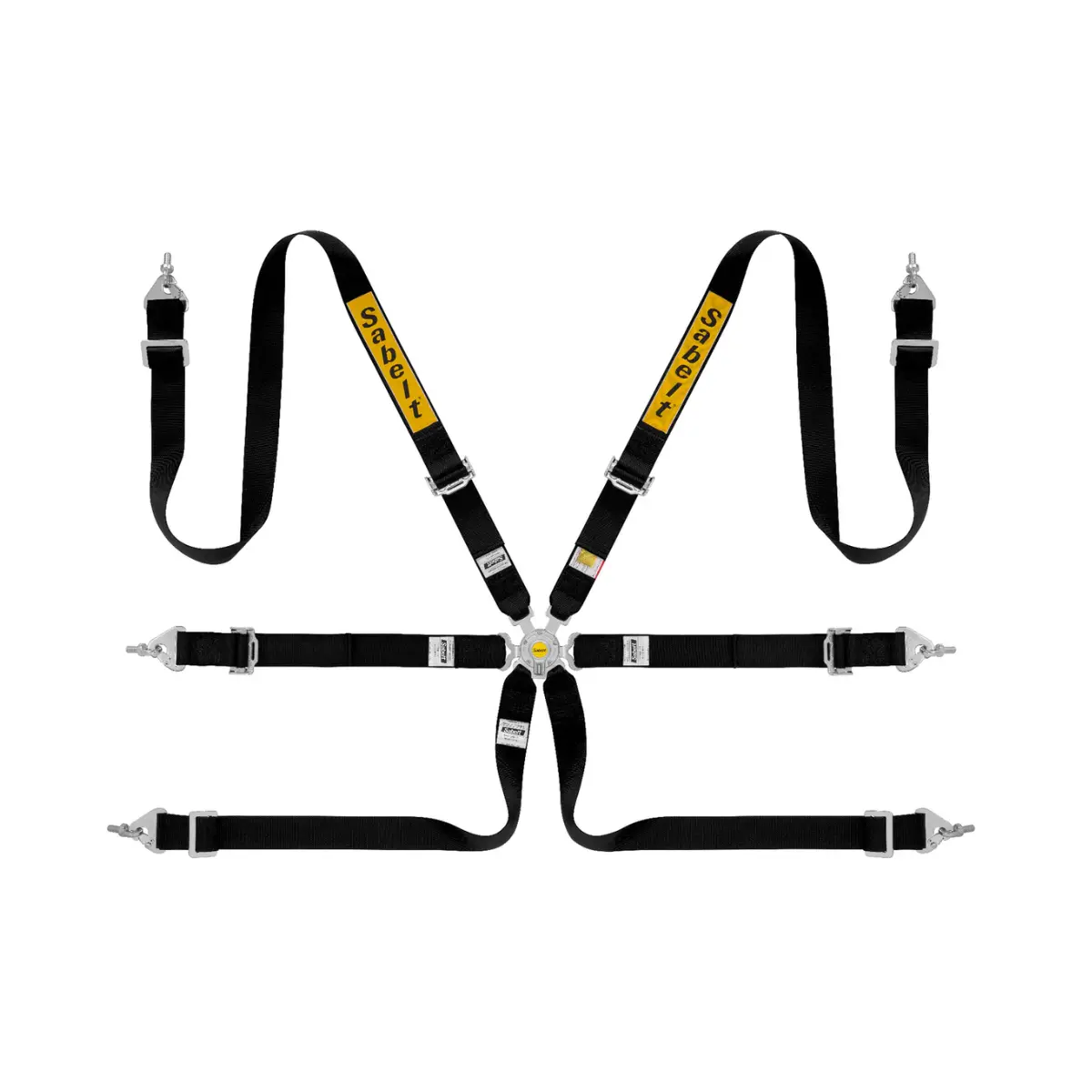 Sabelt 2X2 Steel Series 6-Point Racing Harness (2031 Fia Approval) 1