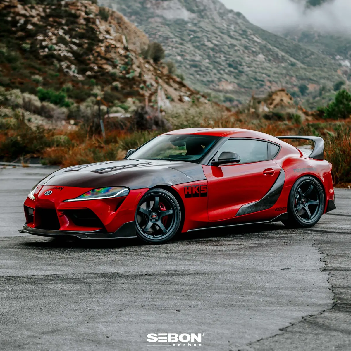 Seibon Gr Supra Oem-Style Carbon Fiber Side Skirts 2