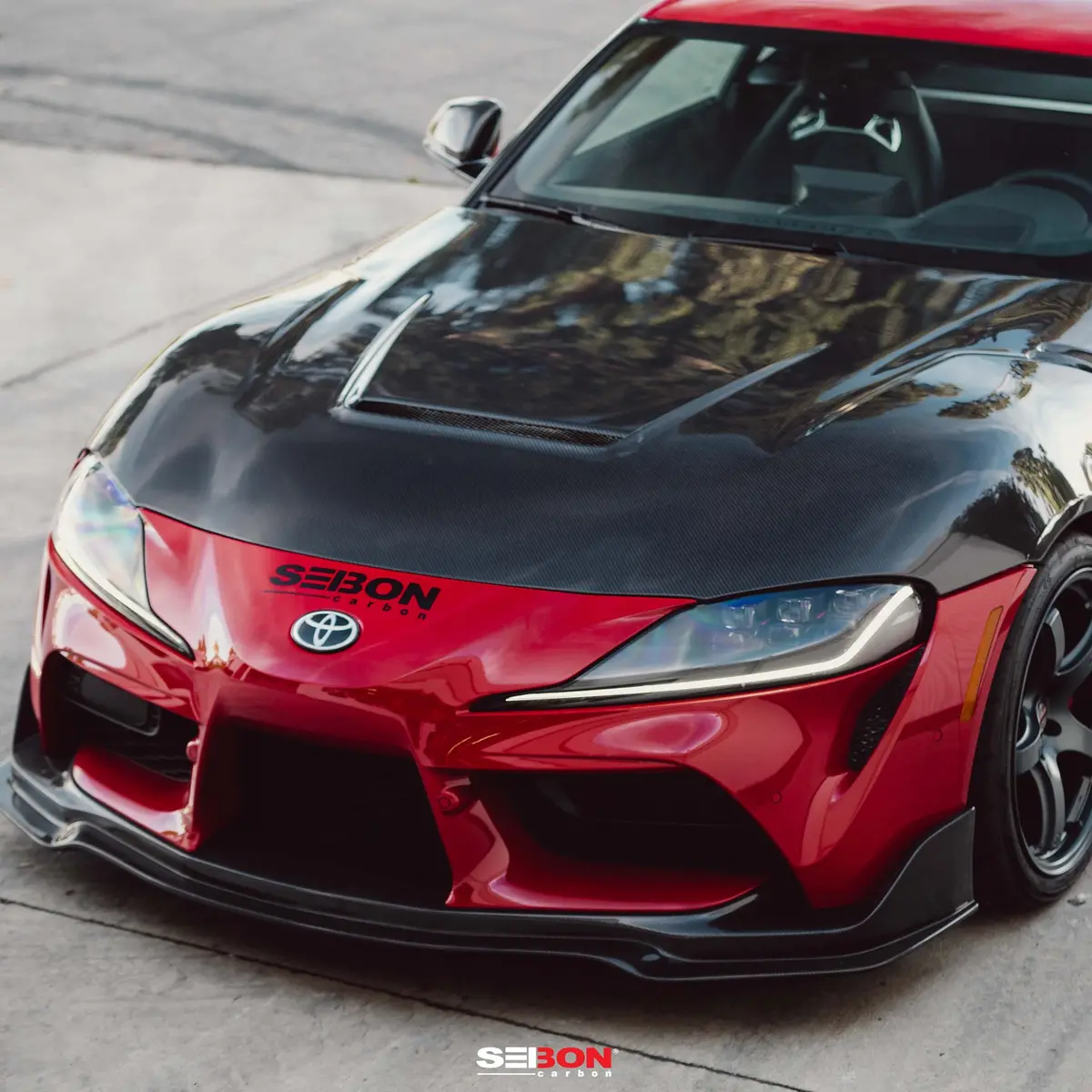 Seibon Gr Supra Vs-Style Carbon Fiber Hood 2