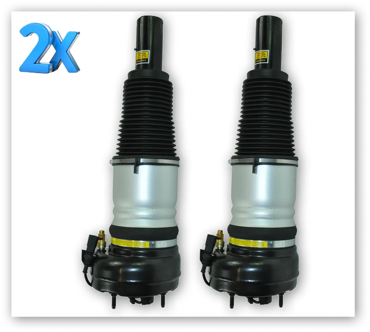 X2 Front Left Right Air Suspension Strut Shock Absorber For Audi: A6, A7, A8 1