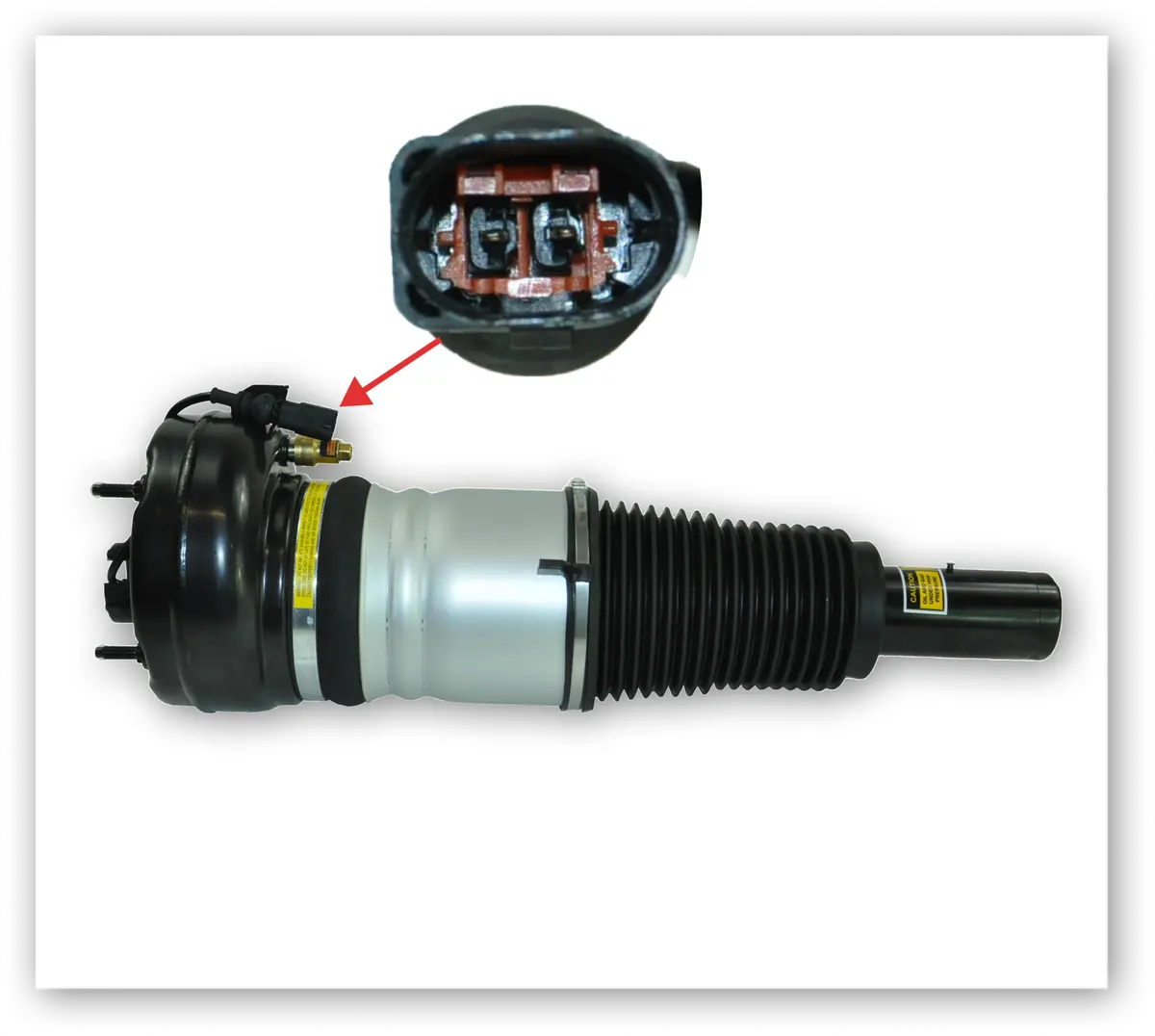 X2 Front Left Right Air Suspension Strut Shock Absorber For Audi: A6, A7, A8 2