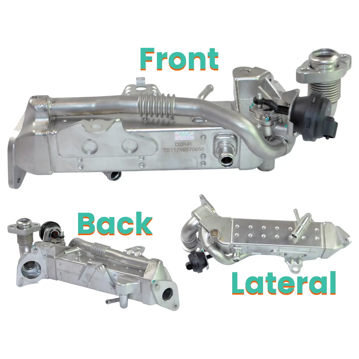 Egr Cooler For Bmw: 1 Series, 2 Series, 3 Series, 4 Series, 5 Series, 6 Series, 7 Series, 8 Series 1