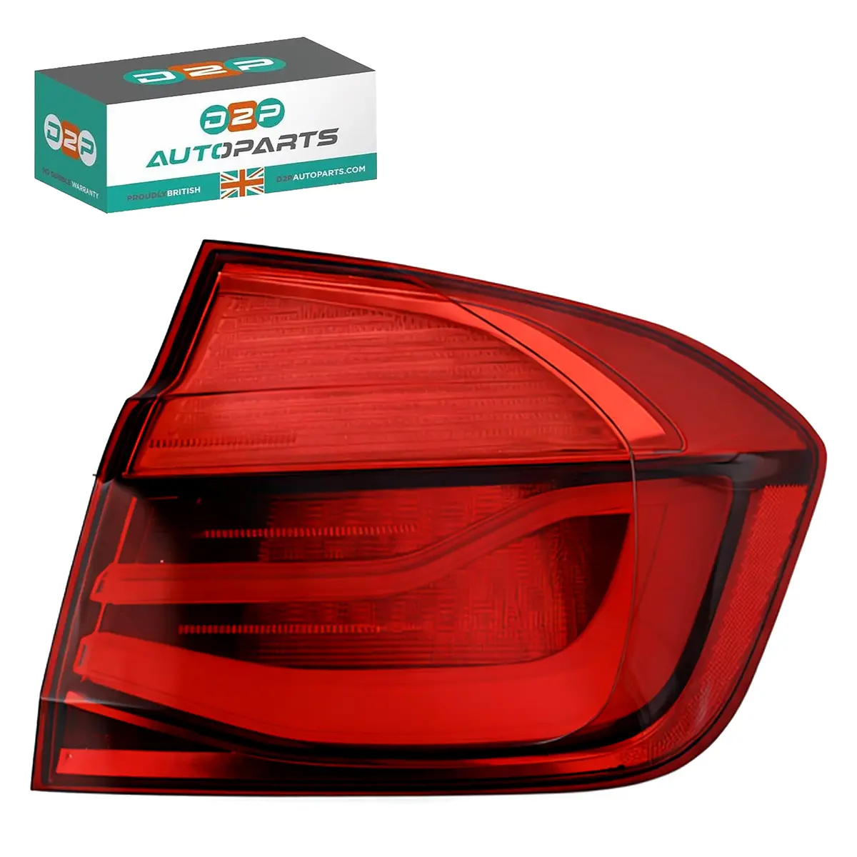 Rear Right Driver Tail Light Lamp For Bmw 3 Series F30 F80 Saloon 2011-18 E-Mark 2