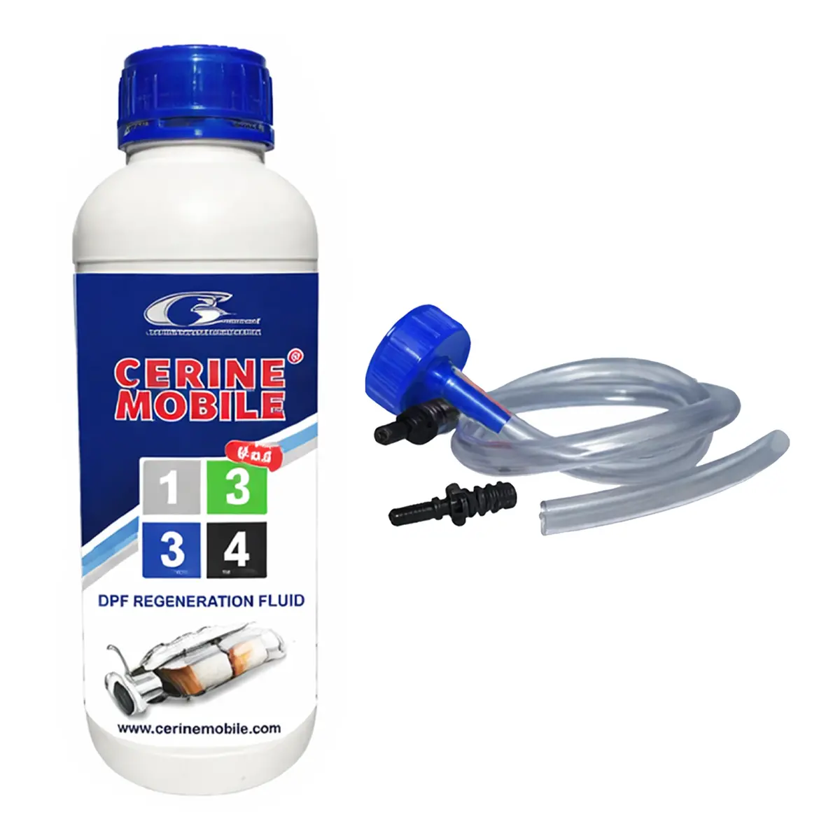 1L Dpf/Fap Additive Fluid Refill Kit For Citroën & Peugeot Diesel | Oe 973665 9736A0 1623961380 1