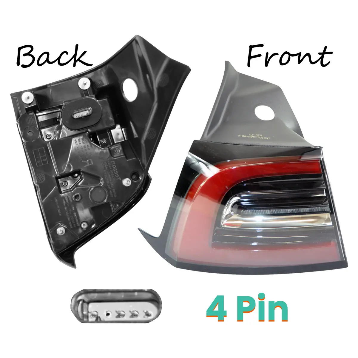 Rear Right Driver Side Outer Tail Light Brake Lamp For Tesla Model 3 Y 2017-On 1