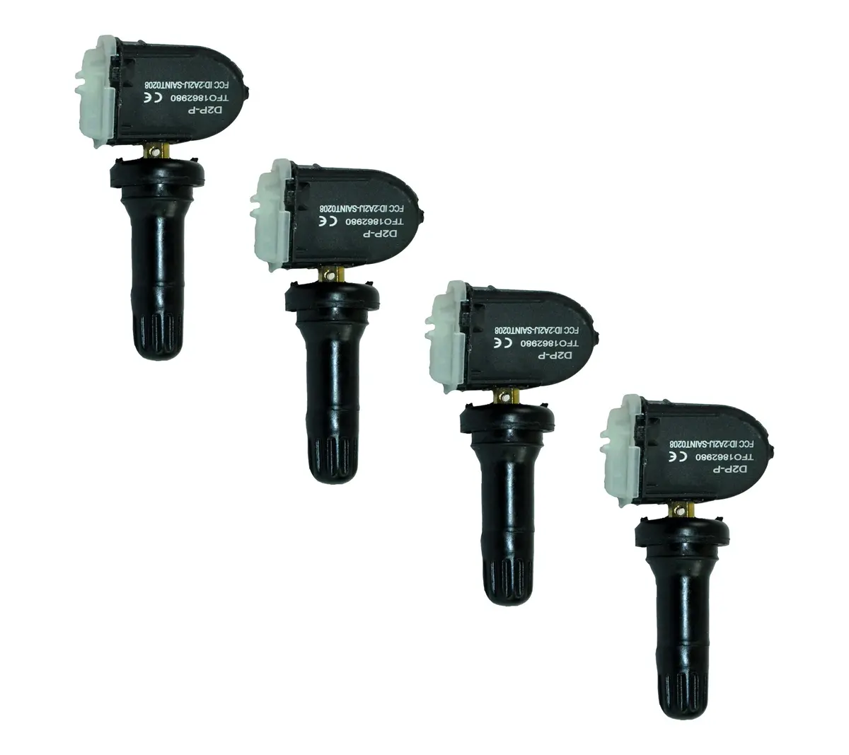 Tyre Pressure Sensor Tpms 433Mhz Set Of 4 For Ford Fiesta Focus Kuga Transit 1