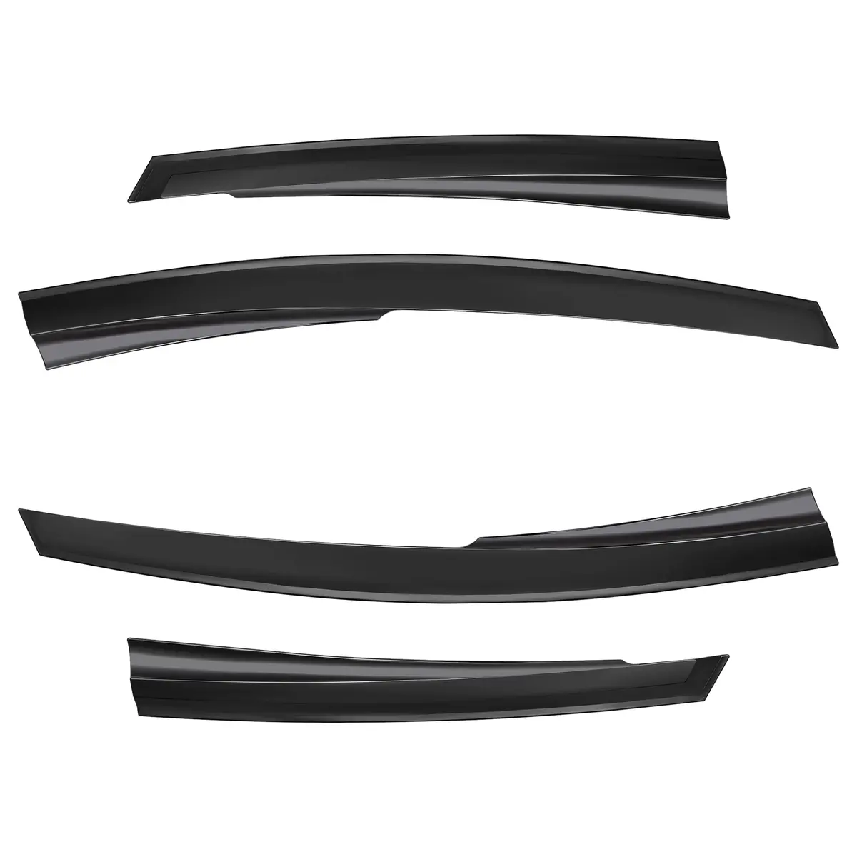 4Pcs Of Front & Rear Wind Deflectors For Ford: Fiesta 1