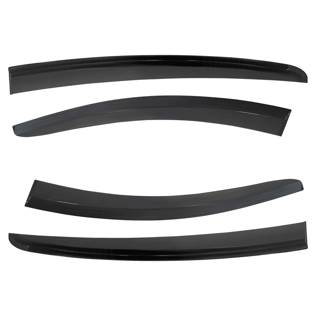 4Pcs Of Front & Rear Wind Deflectors For Ford: Focus 2018- Hb 5D/ Sedan 1