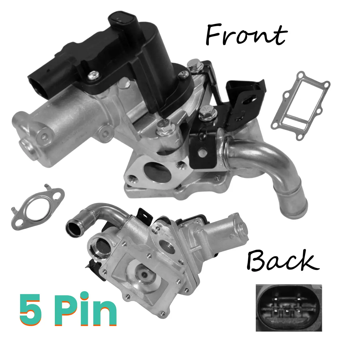 Egr Exhaust Valve For Hyundai: I40, Ix35, Tucson, Kia: Carens, Optima, Sportage 1
