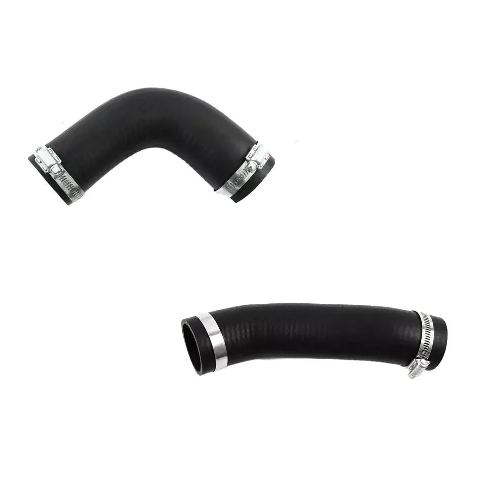 2 Pcs Intercooler Turbo Boost Hose Pipes For  Jaguar X-Type 2.0D 2.2D (2003-2009) 1