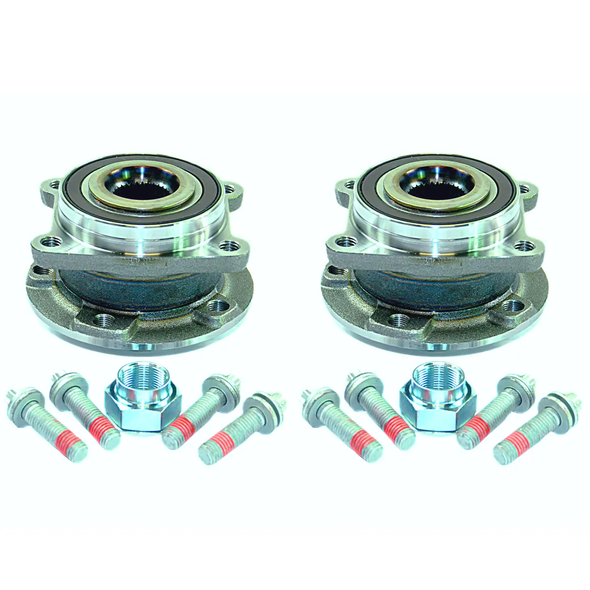 Rear Axle Wheel Bearing Hub Kit Pair For Chrysler: 200.0, Jeep: Cherokee 1