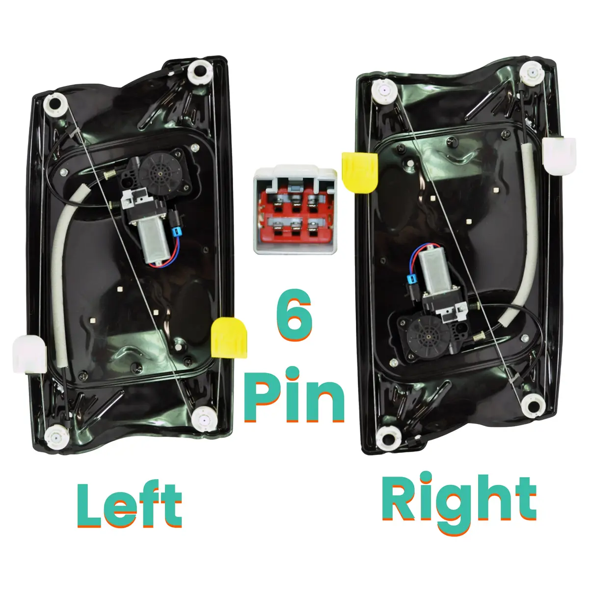 Front Left And Right Window Regulators For Land Rover: Freelander 2 1