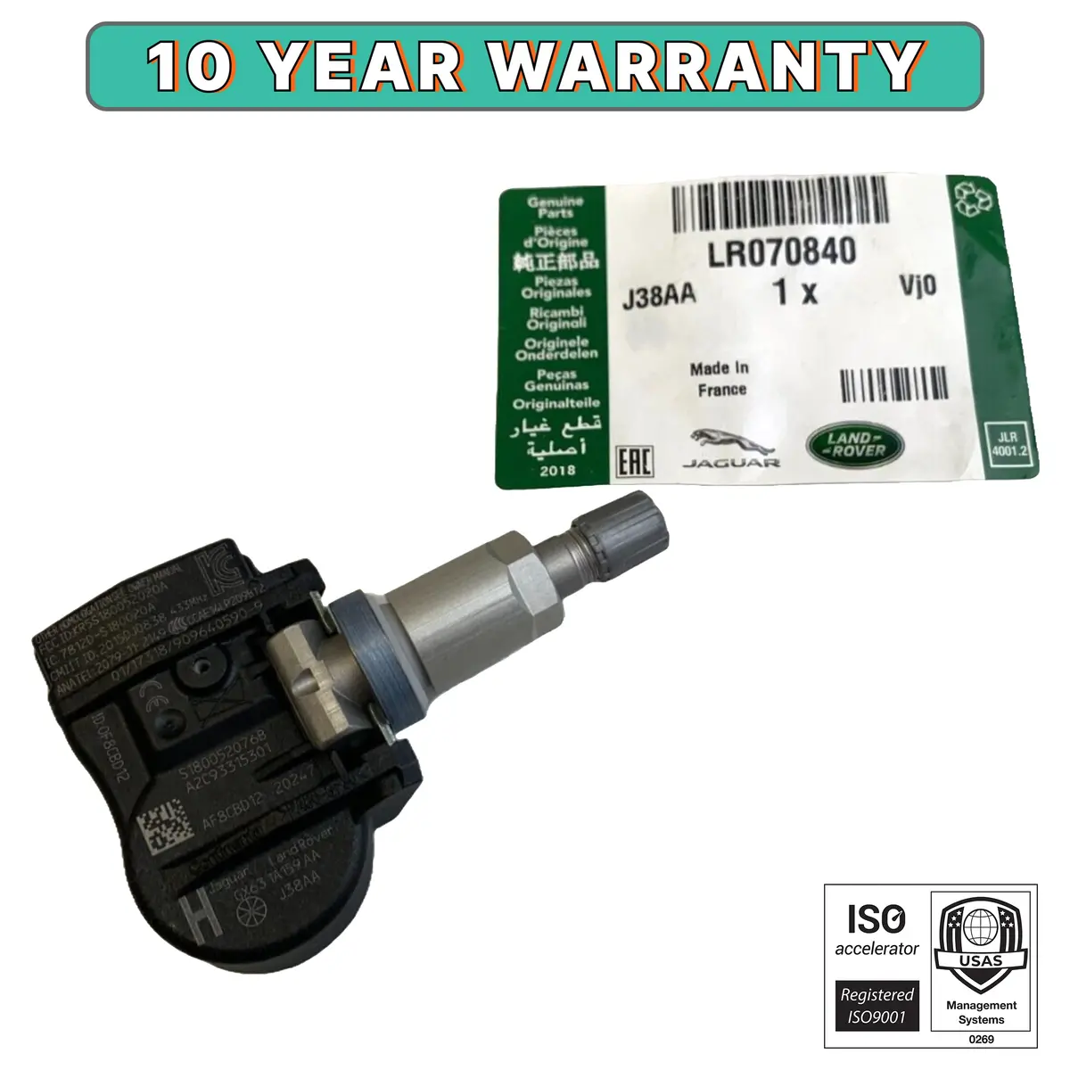 Genuine Tyre Pressure Sensor Tpms For Jaguar E-Pace X540 F-Pace X761 F-Type X152 2