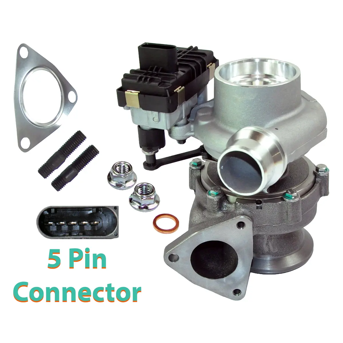 Turbocharger For Jaguar: E-Pace, F-Pace, Xe, Xf, Land Rover: Discovery, Discovery Sport, Range Rover Evoque, Range Rover Velar, 1