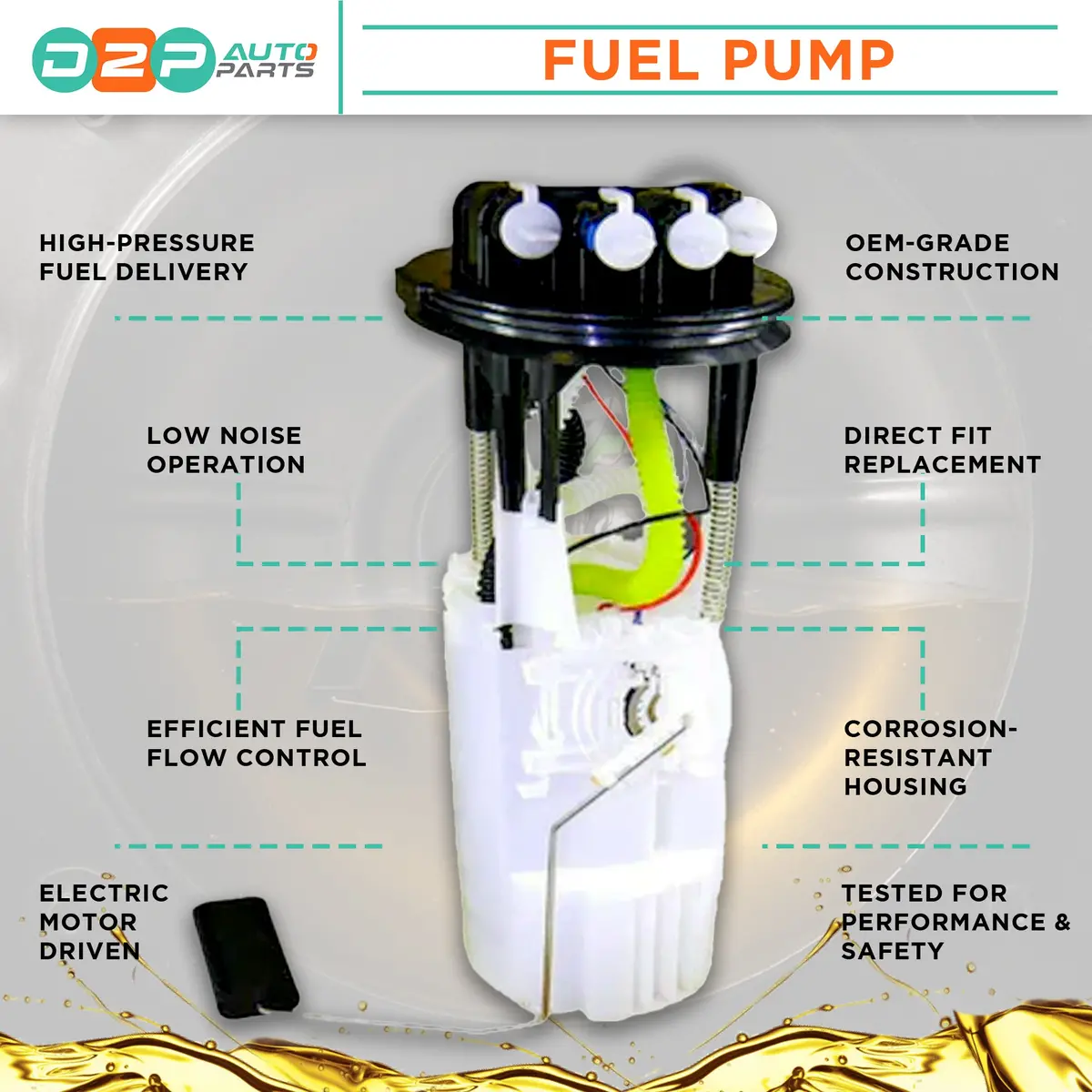 In Tank Fuel Pump + Sender Unit (Electric) For Land Rover 2