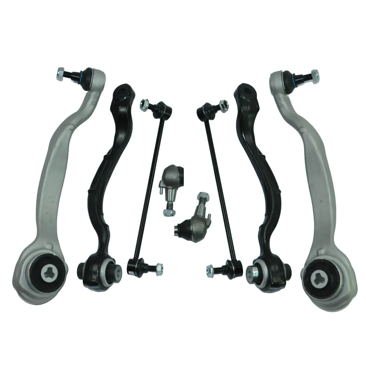 Front Upper Lower Wishbone Control Arms Kit For Mercedes-Benz: E-Class 1