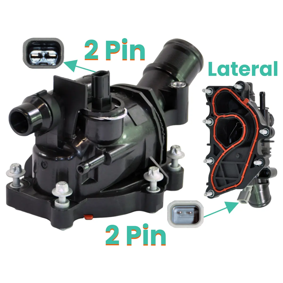 Thermostat Housing For Mercedes-Benz: A-Class, B-Class, Cla, Gla, Glb 1