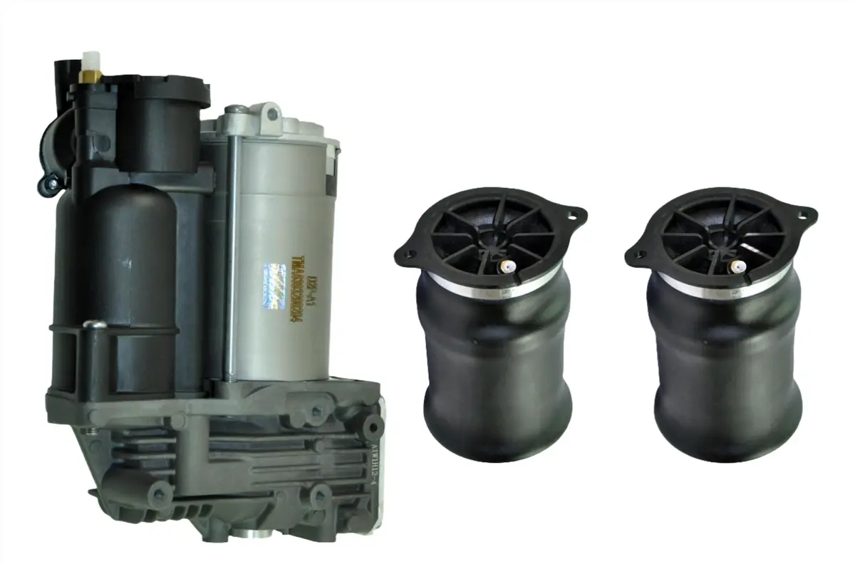 2× Rear Air Spring Bags & Air Compressor Pump – Mercedes Viano / Vito W639 1