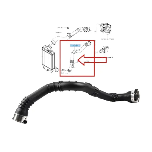 Turbo Intercooler Hose Pipe For Nissan: Qashqai, Renault: Grand Scénic, Kadjar, Megane, Scénic, Talisman 1