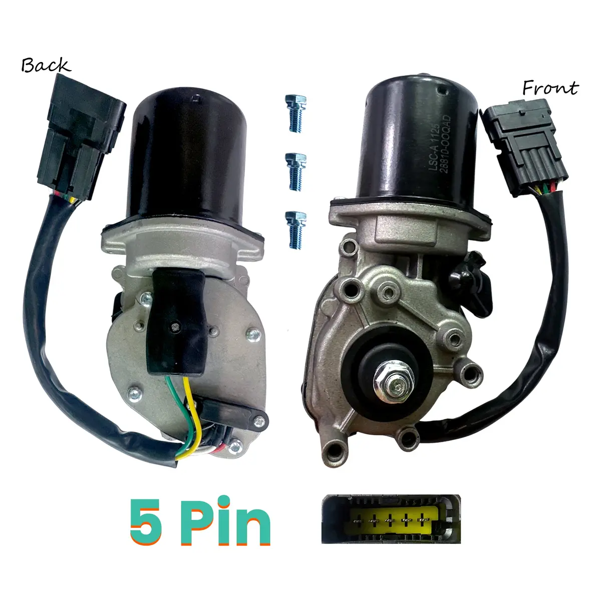 Front Windscreen Wiper Motor 4-Pin For Vauxhall Opel Nissan Renault 28810-00Qad 1