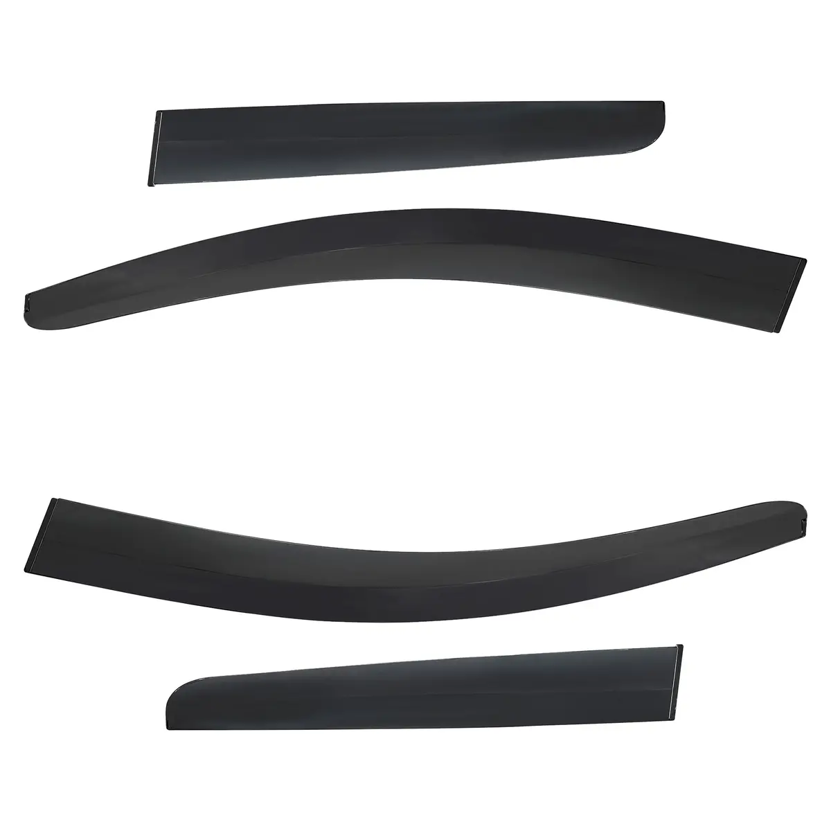 4Pcs Of Front & Rear Wind Deflectors For Nissan: Qashqai+2 1