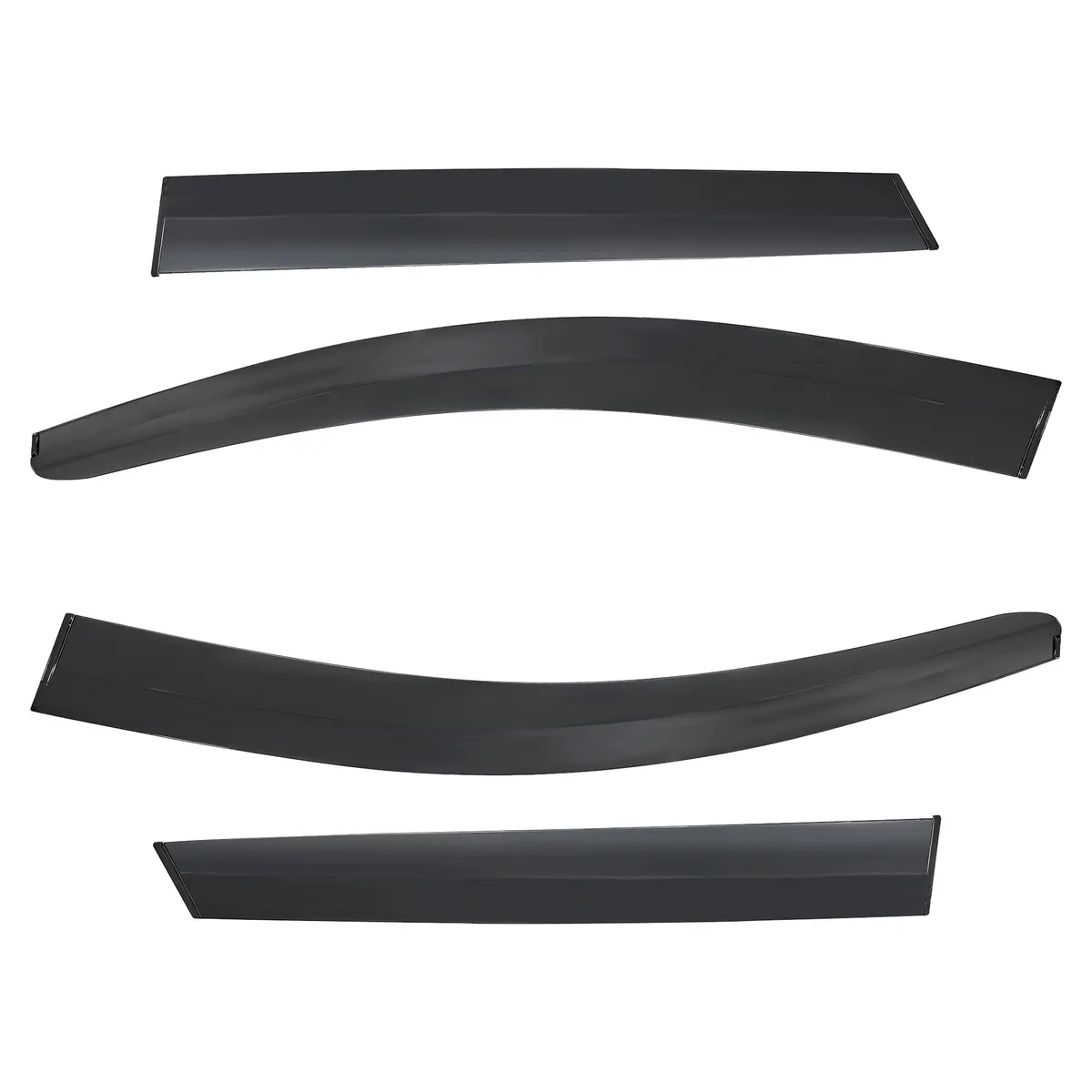 4Pcs Of Front & Rear Wind Deflectors For Nissan: Qashqai 2014-2021 1