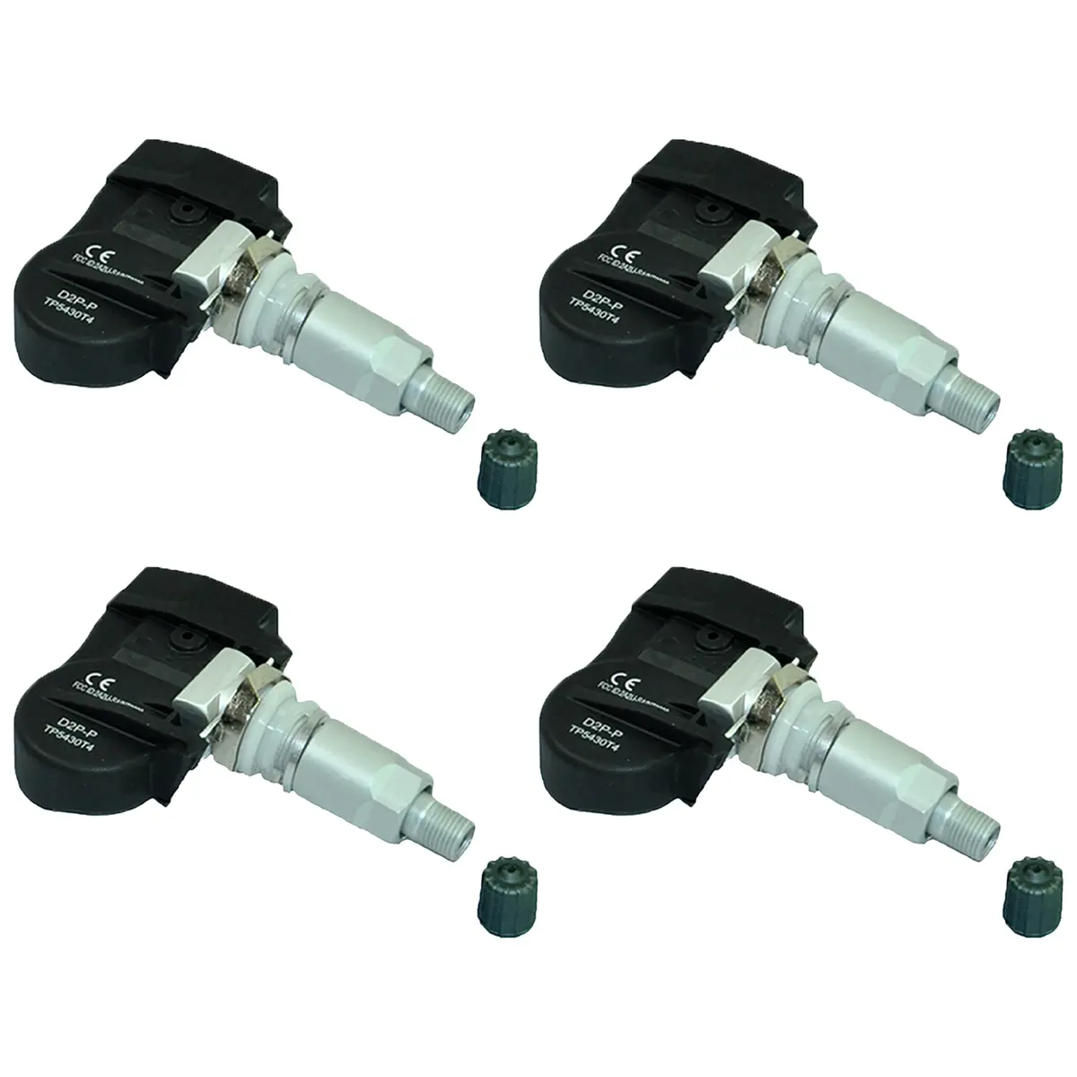 4Pcs Tpms Tyre Sensor For Citroen: C4, C5, C6, C8, Fiat: Ulysse, Lancia: Phedra, Peugeot 1