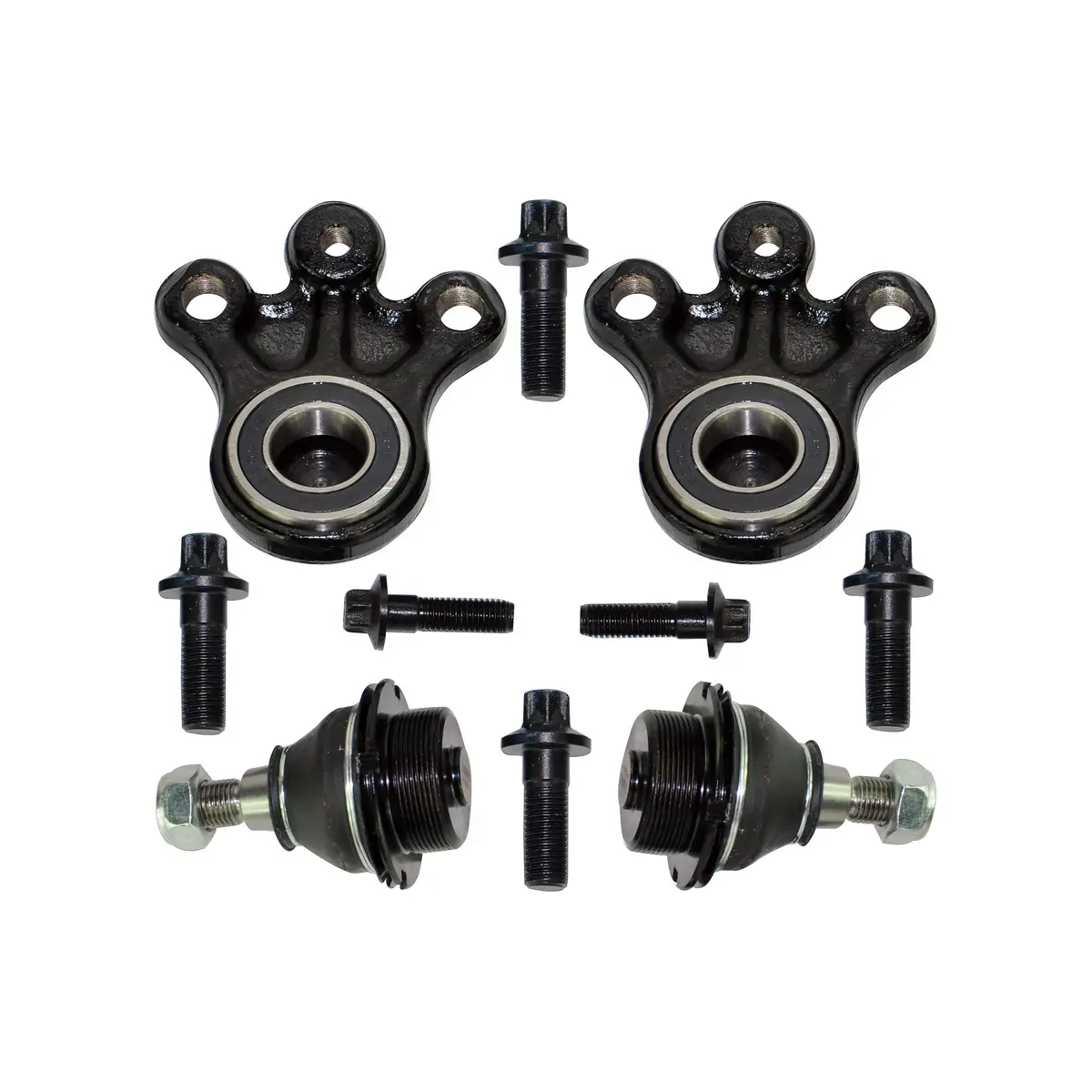 Pair Of Front Lower & Upper Suspension Ball Joints For Citroën: C5, C6, Peugeot: 407, 508, 508 Sw 1