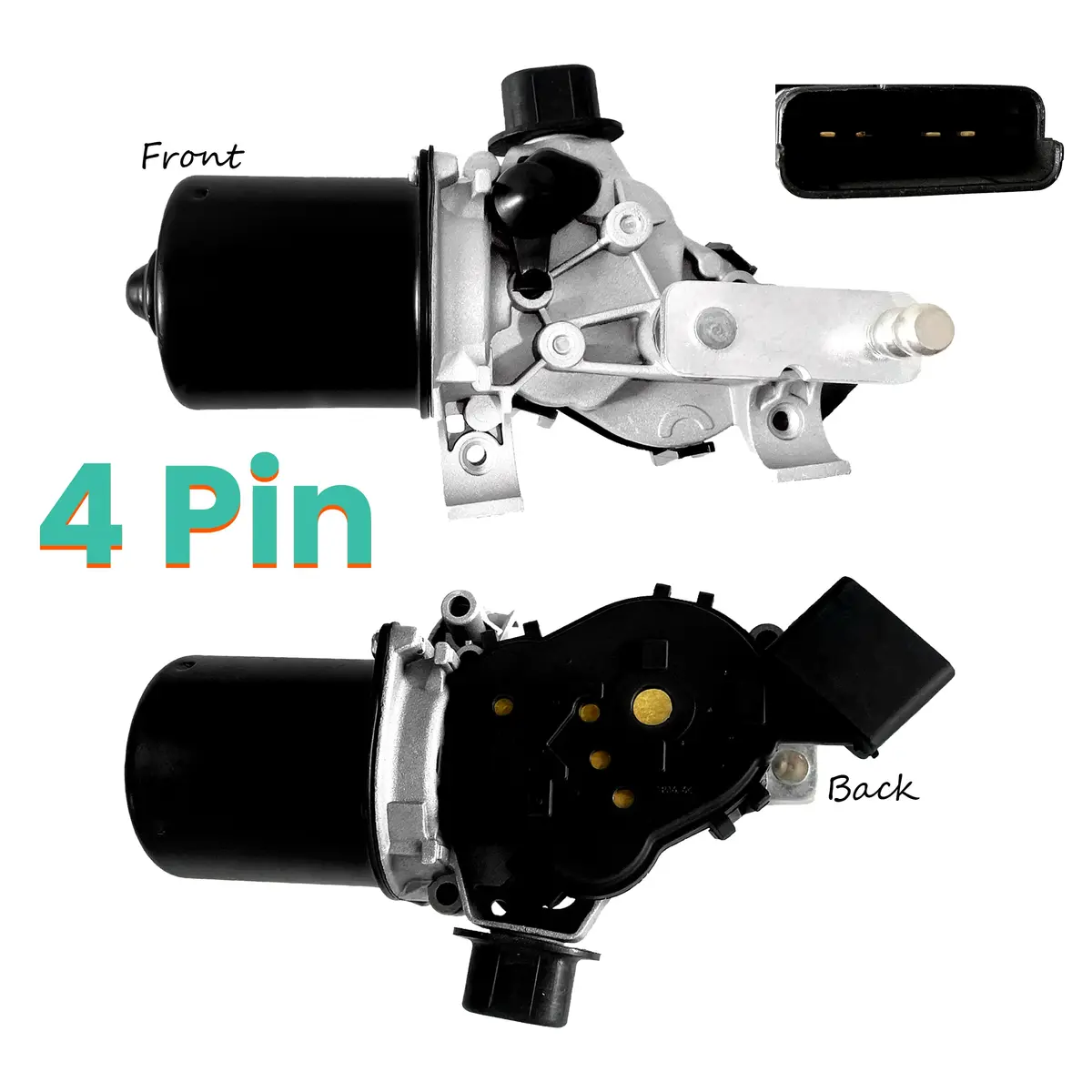 New Renault Megane Mk3 Front Windscreen Wiper Motor 288000002R (4 Pin) 2009-2016 1